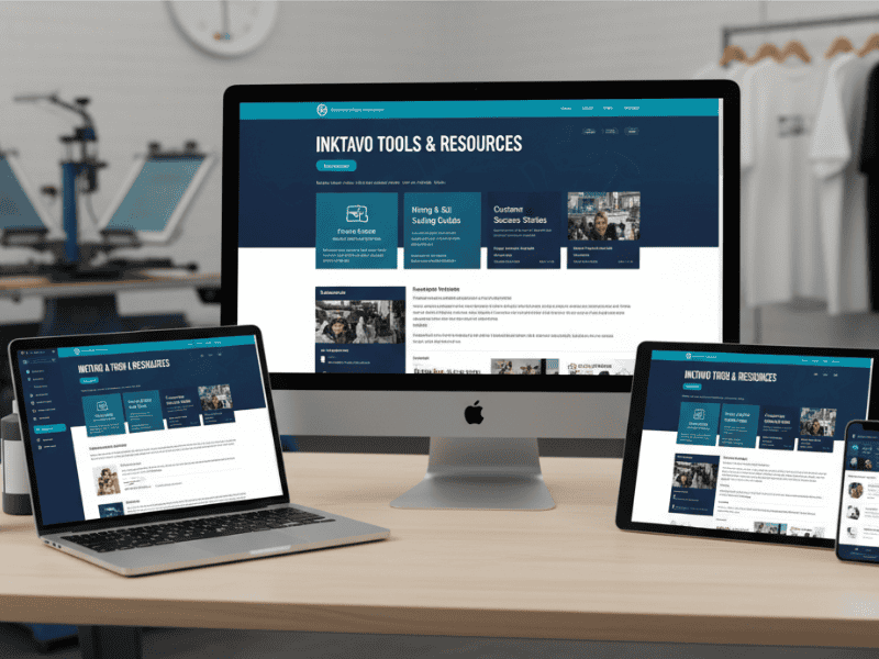 Placeholder image of a modern graphic presentation on a computer screen.